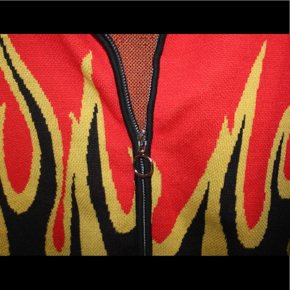 COPY - Rehab Lab Flame Zip Up Sweater 🌵M - Picture 4 of 12